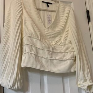 Elegant Cream Women's Top